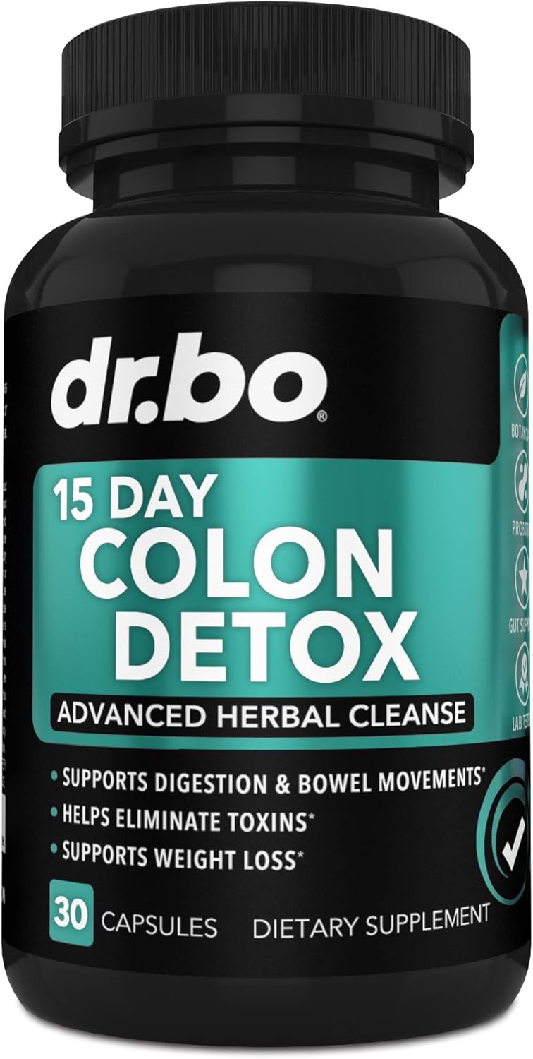 15 DAY COLON DETOX ADVANCED HERBAL CLEANSE 30 CAPSULAS