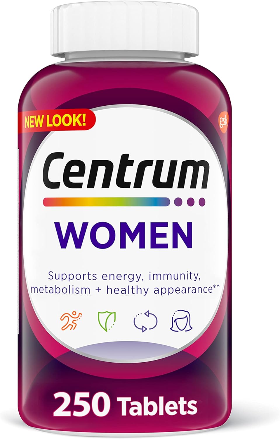 CENTRUM WOMEN MULTIVITAMINA/MULTIMINERAL 250 TABLETAS