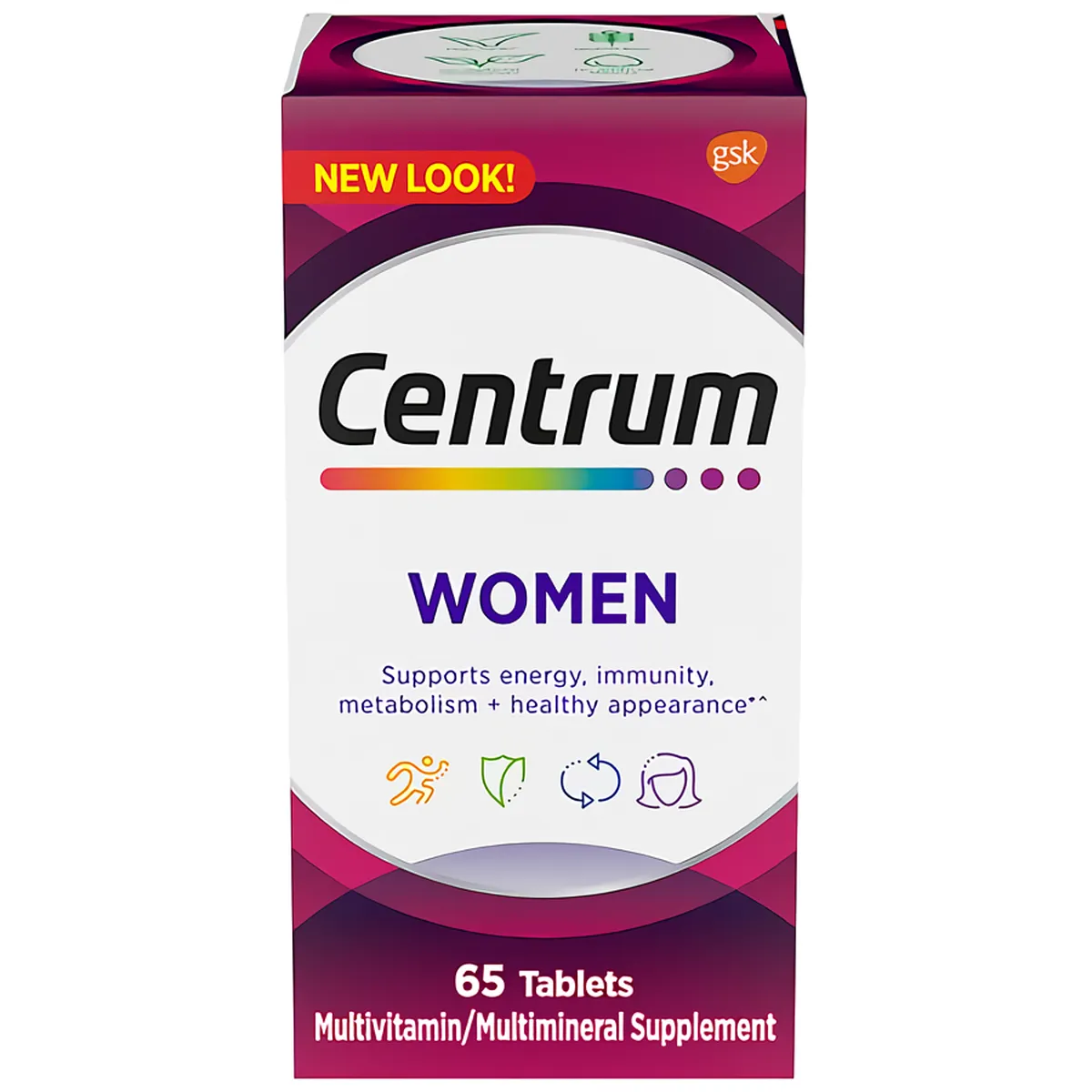 CENTRUM WOMEN MULTIVITAMINA/MULTIMINERAL 65 TABLETAS