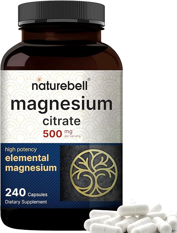 CITRATO DE MAGNESIO 500MG - 240 CAPSULAS