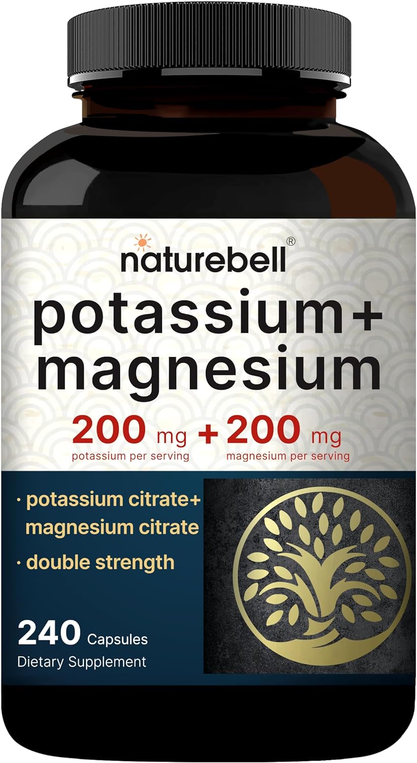 CITRATO DE POTASIO + MAGNESIO NATUREBELL 240 CAPSULAS