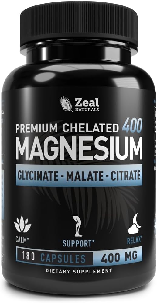 CITRATO - MALATE- GLICINATO DE MAGNESIO 400MG