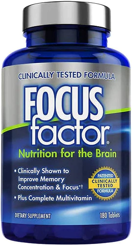 FOCUS FACTOR ADULTOS NUTRITION FOR THE BRAIN 180 TABLETAS