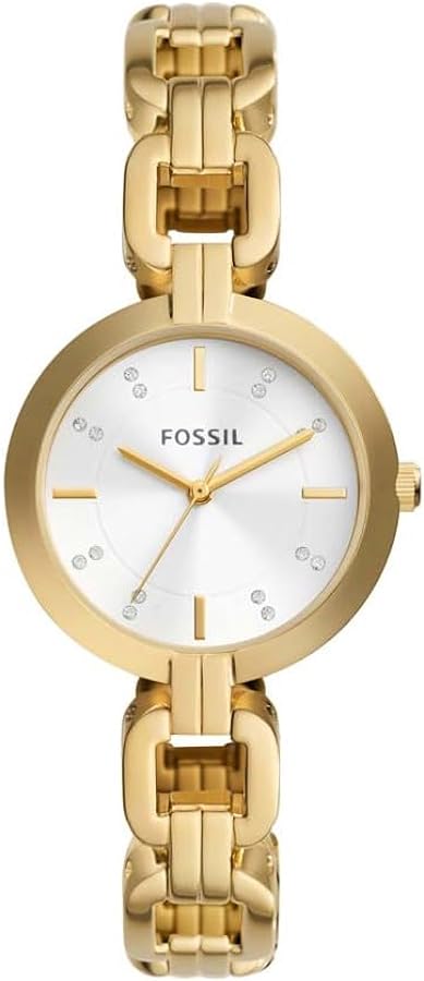 FOSSIL DORADO CON ESLABONES BQ3852