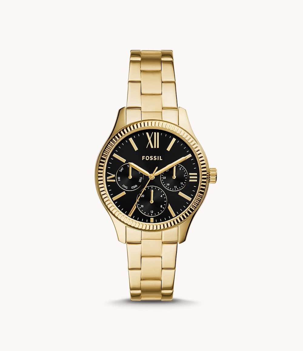 FOSSIL DORADO CON NEGRO BQ3757