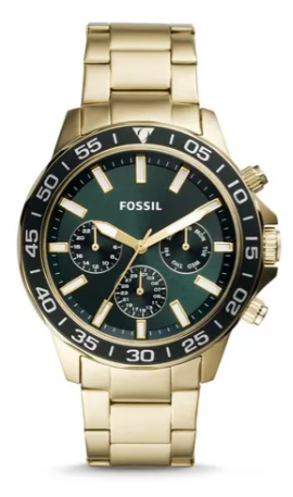 FOSSIL DORADO CON VERDE BQ2493