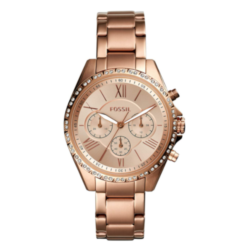 FOSSIL ORO ROSA CON BRILLOS BQ3377