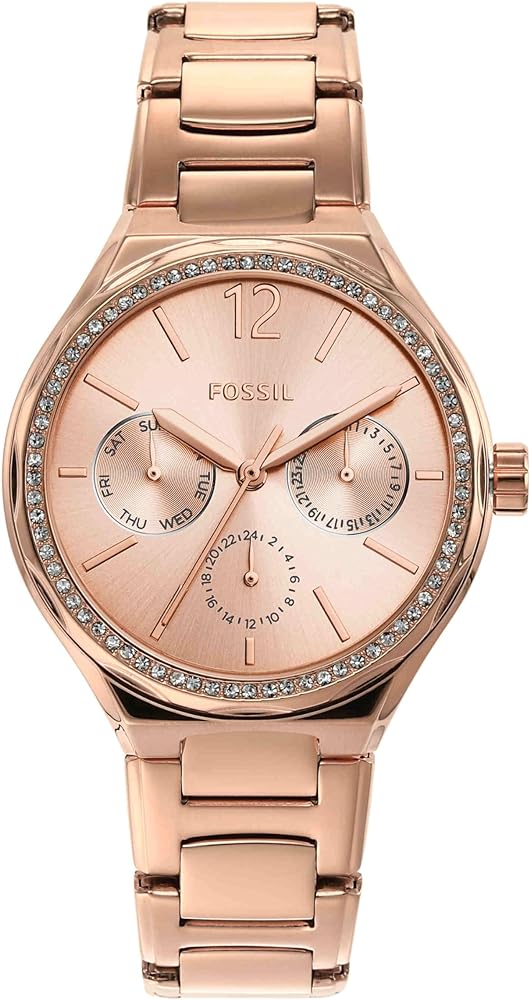 FOSSIL ORO ROSA CON BRILLOS BQ3721