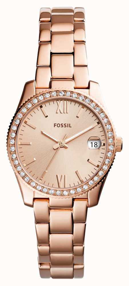 FOSSIL ORO ROSA CON BRILLOS ES4318