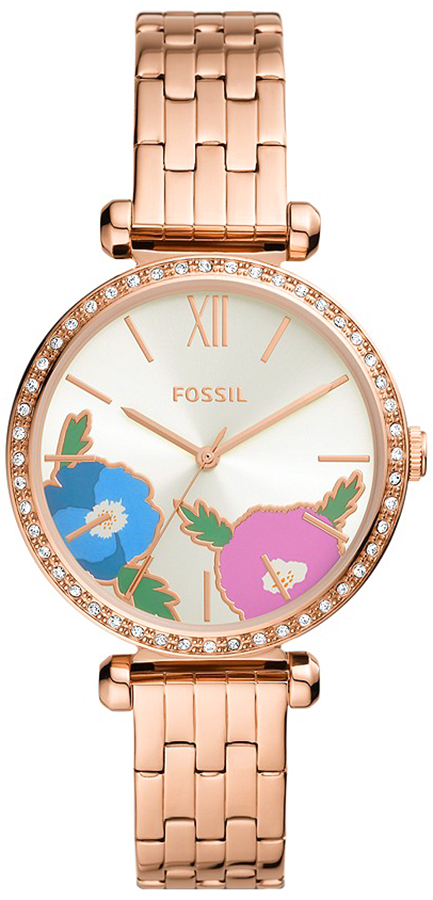 FOSSIL ORO ROSA CON FLORES BQ3878