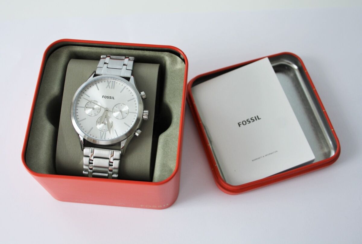 FOSSIL PLATEADO BQ2810