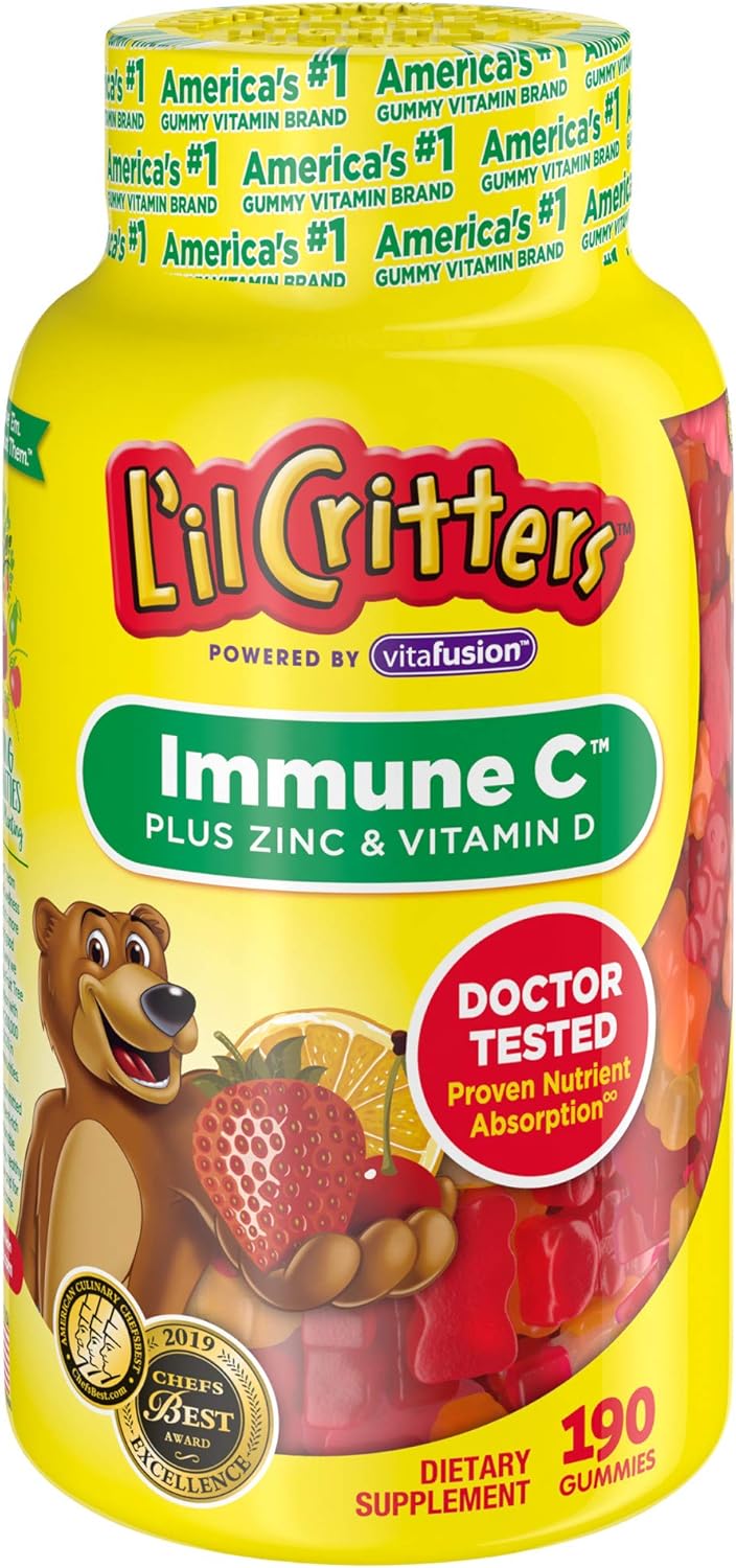 IMMUNE C PLUS ZINC Y VITAMINA D 190 GOMITAS