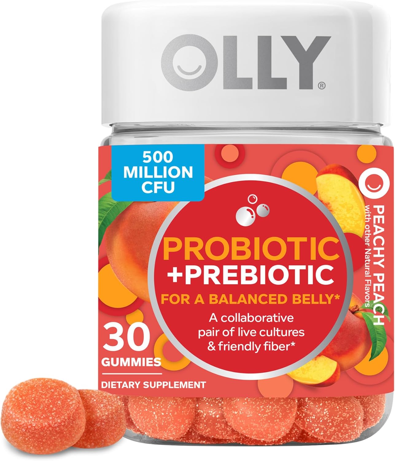 PROBIOTIC + PREBIOTIC FOR A BALANCED BELLY 30 GUMMIES