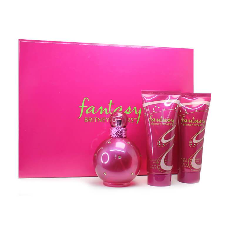 SET FANTASY CLÁSICO 3PCS PERFUME 100ML+ CREMA + GEL DE DUCHA