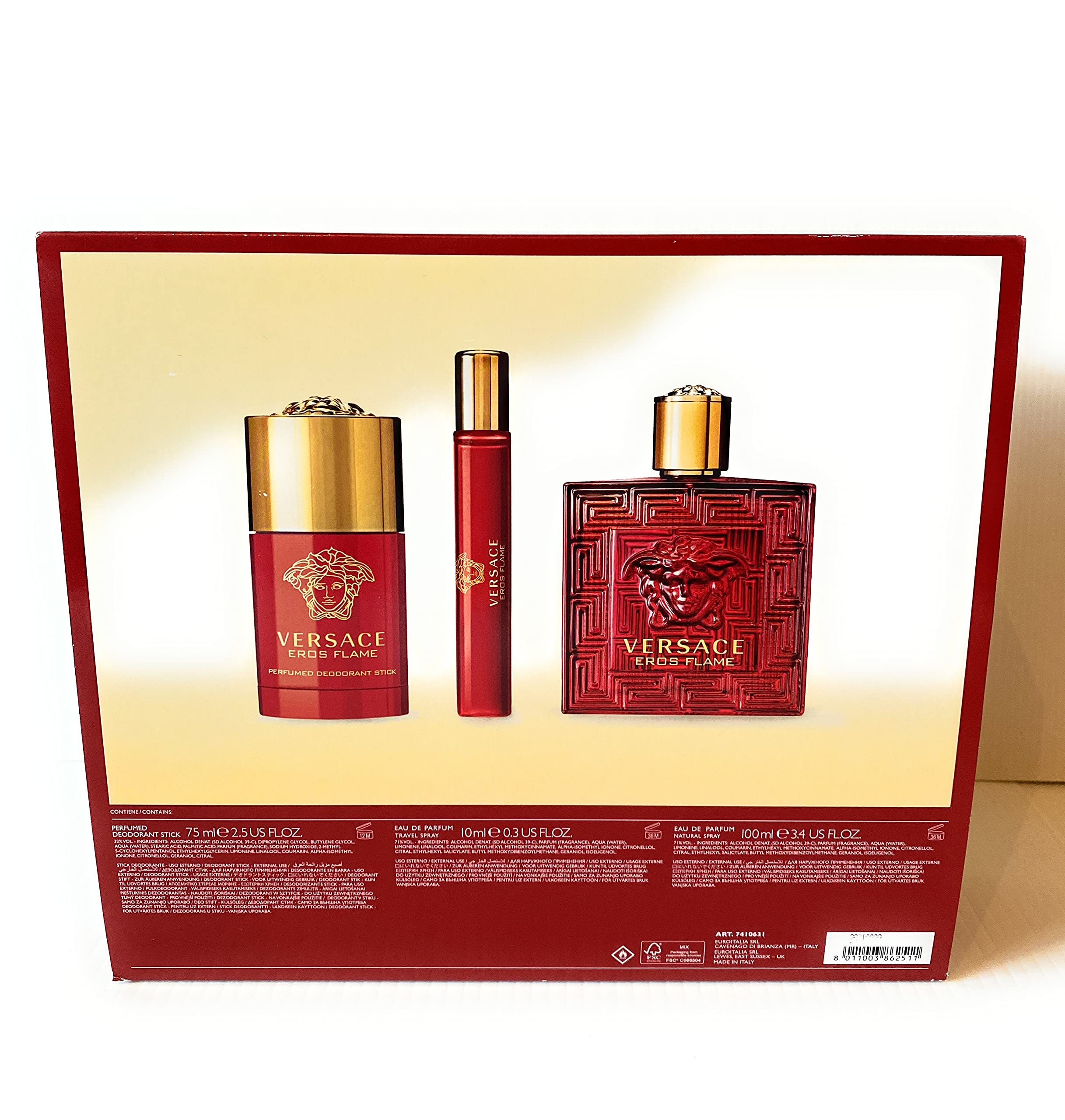 SET VERSACE EROS FLAME EAU DE PARFUM