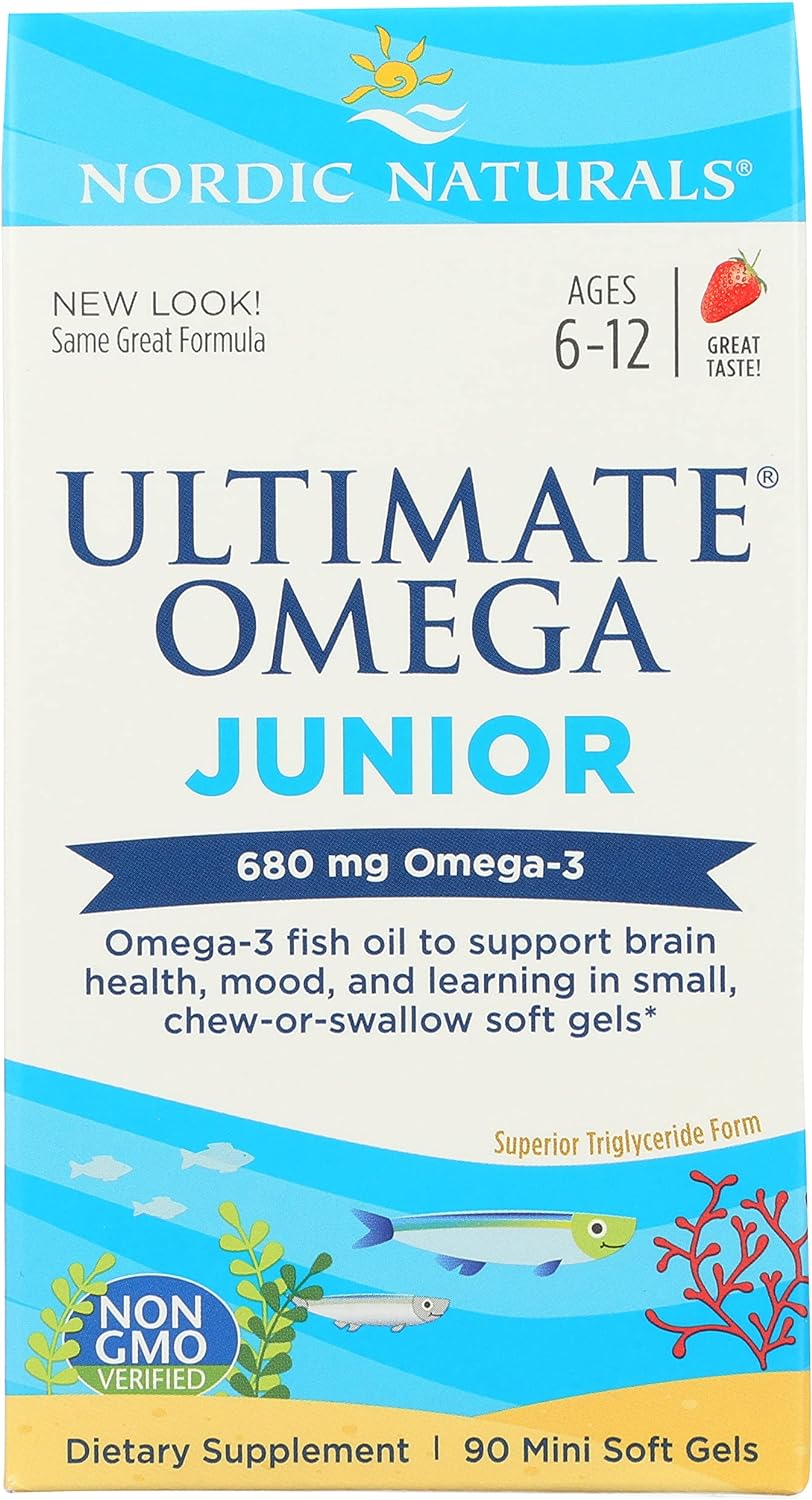 ULTIMATE OMEGA JUNIOR 6+ AGE 90 CAPSULAS BLANDAS