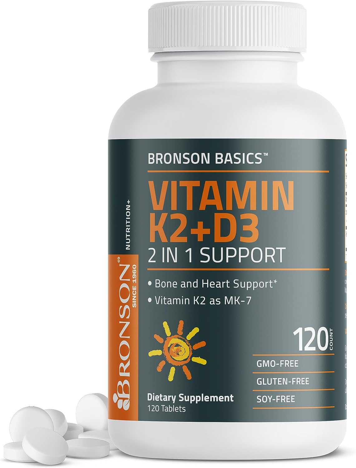 VITAMINA K2 + D3  DE 120 CAPSULAS